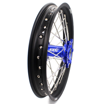 KKE 21/18 Dirtbike Spoke Alloy Wheels For SUZUKI DRZ400 DRZ400E DRZ400S