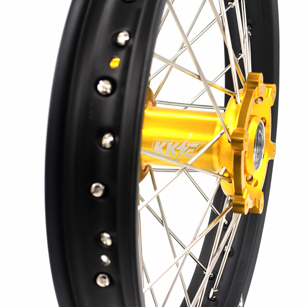 KKE 21/19 MX Off Road Wheels For SUZUKI RM125 RM250 1996 1997 1998 1999 2000