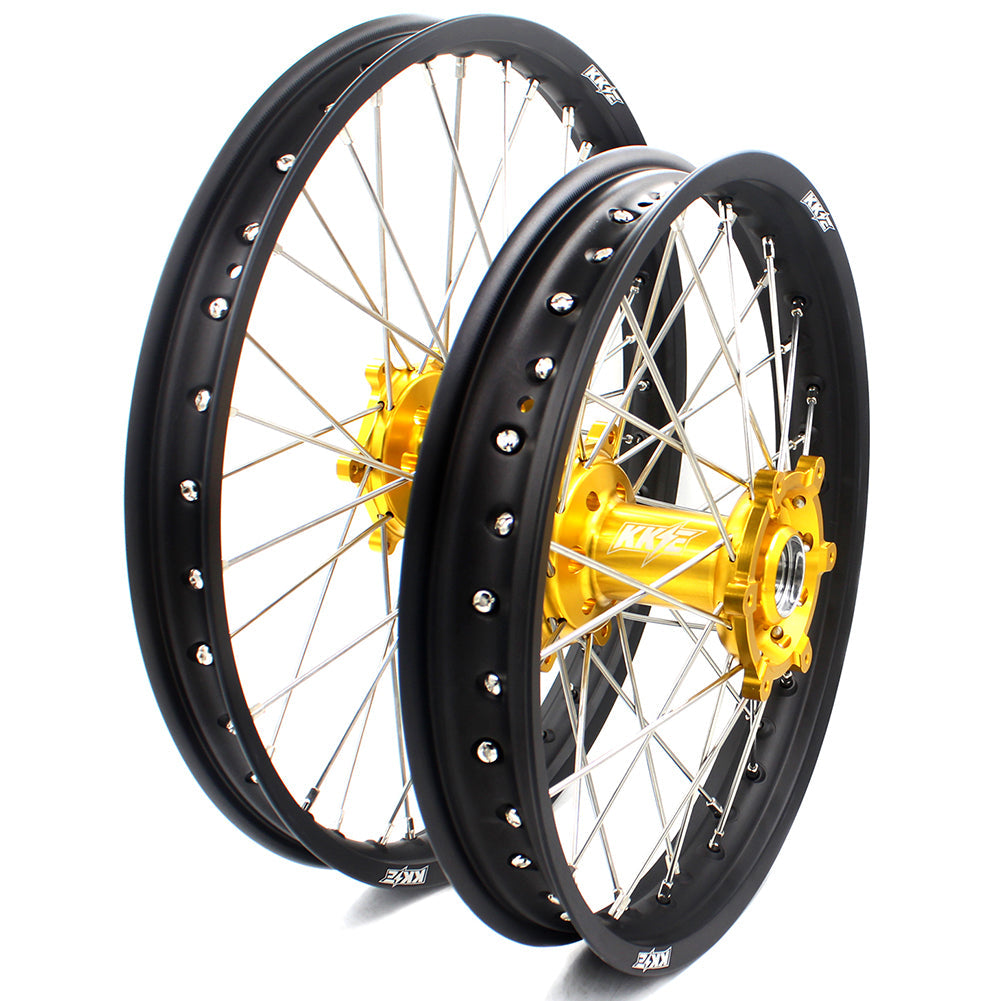 KKE 21/19 MX Off Road Wheels For SUZUKI RM125 RM250 1996 1997 1998 1999 2000