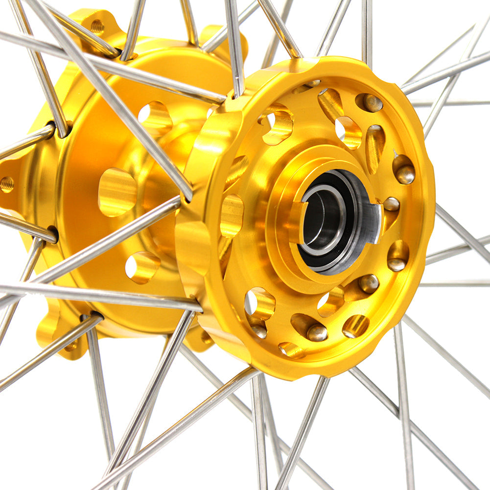 KKE 21/19 MX Off Road Wheels For SUZUKI RM125 RM250 1996 1997 1998 1999 2000