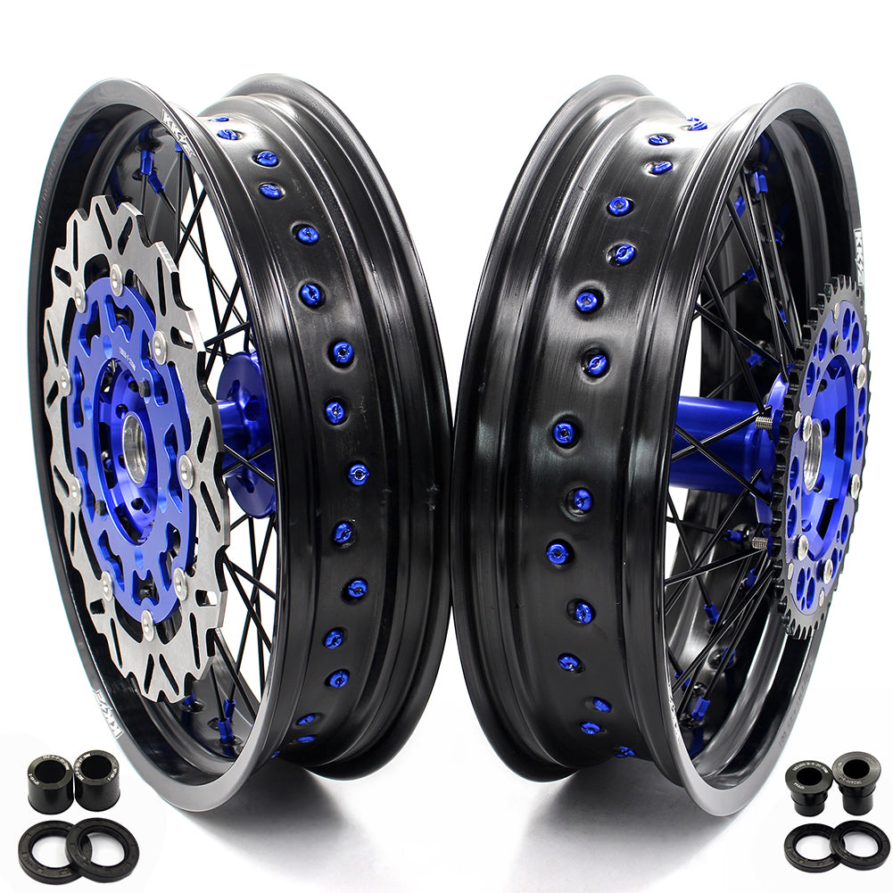 KKE 3.5/4.25*17" Supermoto Wheels For SUZUKI DRZ400 DRZ400E DRZ400S