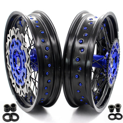 KKE 3.5/4.25*17" Supermoto Wheels For SUZUKI DRZ400 DRZ400E DRZ400S
