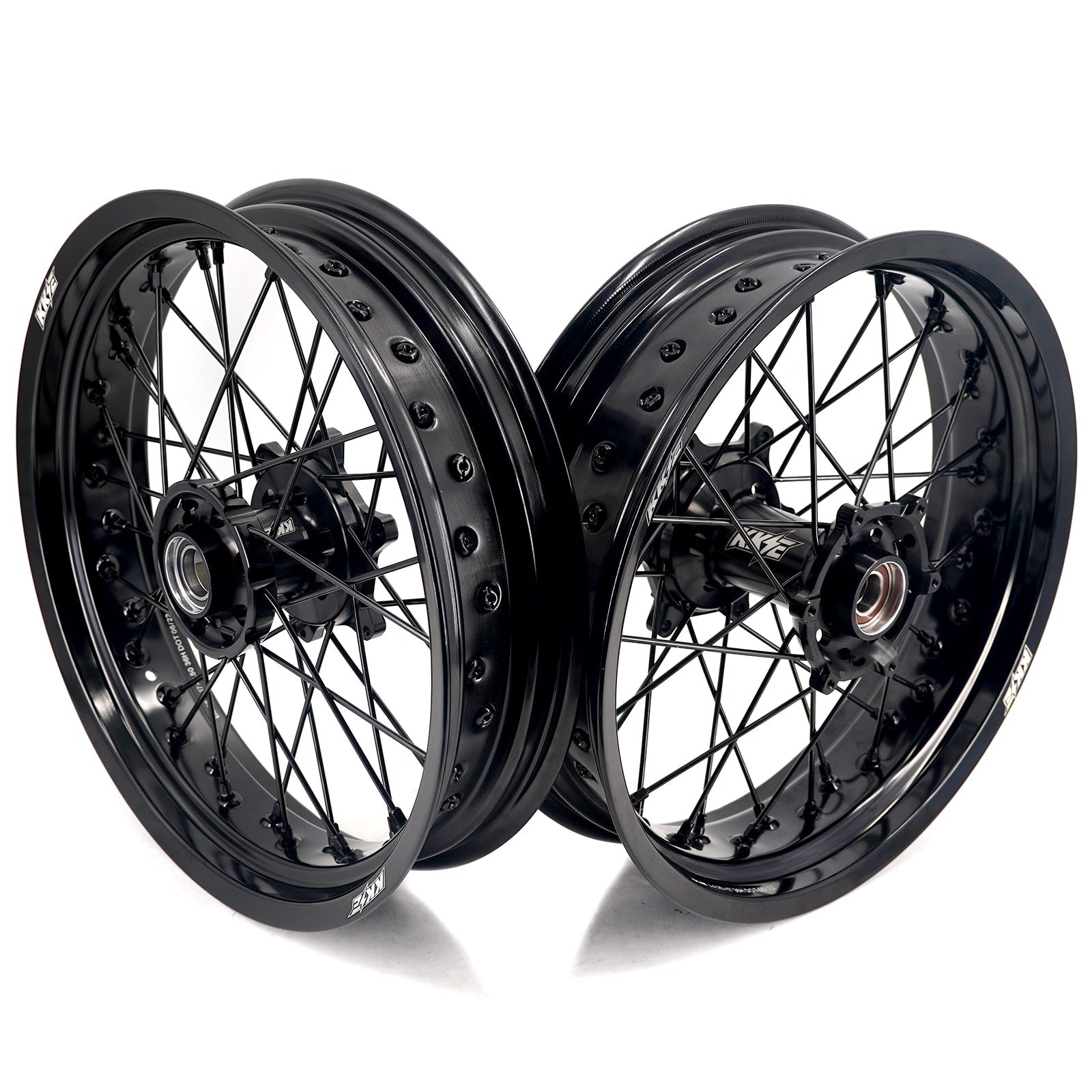 KKE 17Inch Supermoto Rims For KTM SX SX-F XC-F XC EXC EXC-F 2003-2025 Black - Howling Moto