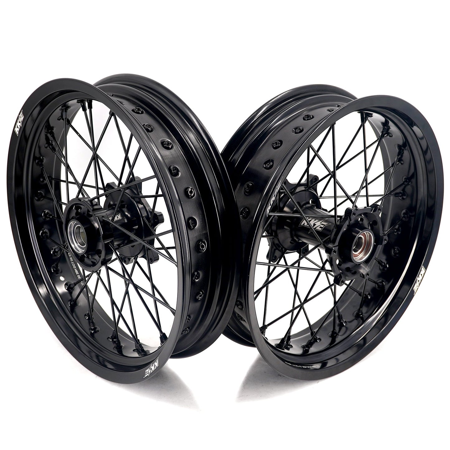 KKE 3.5*17'' & 4.25*17'' Supermoto Wheels Rims Fit STARK VARG MX EX Electric Dirt Bike All Black