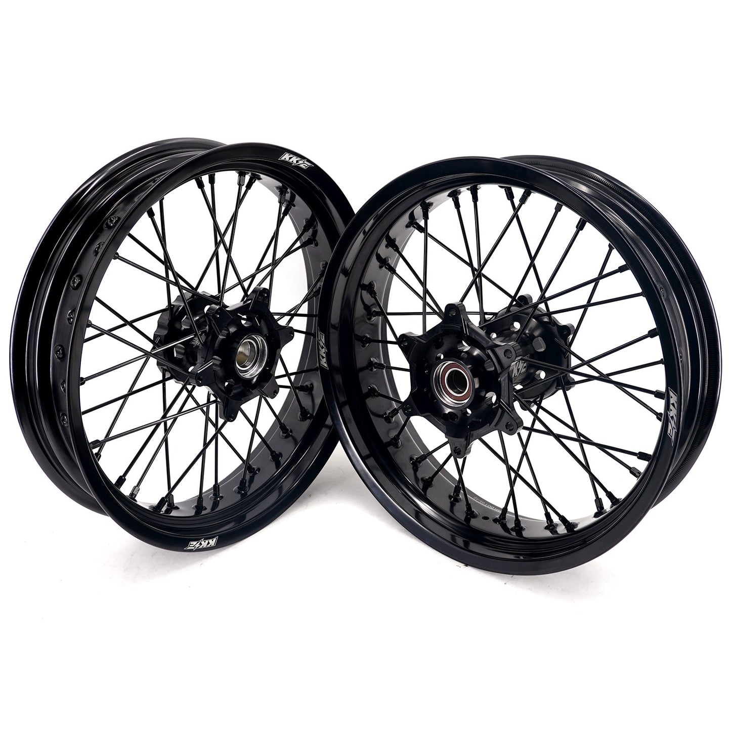 KKE 3.5*17'' & 4.25*17'' Supermoto Wheels Rims Fit STARK VARG MX EX Electric Dirt Bike All Black