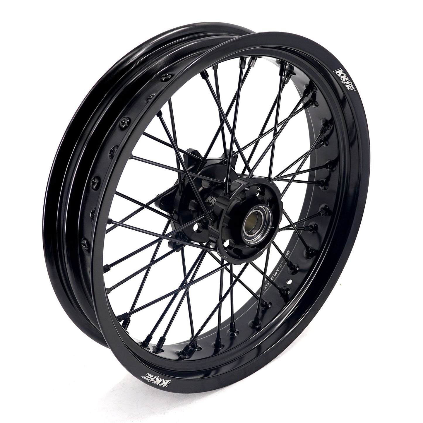 KKE 3.5*17'' & 4.25*17'' Supermoto Wheels Rims Fit STARK VARG MX EX Electric Dirt Bike All Black