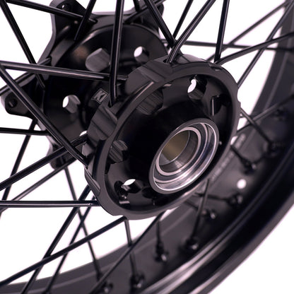 KKE 3.5*17'' & 4.25*17'' Supermoto Wheels Rims Fit STARK VARG MX EX Electric Dirt Bike All Black