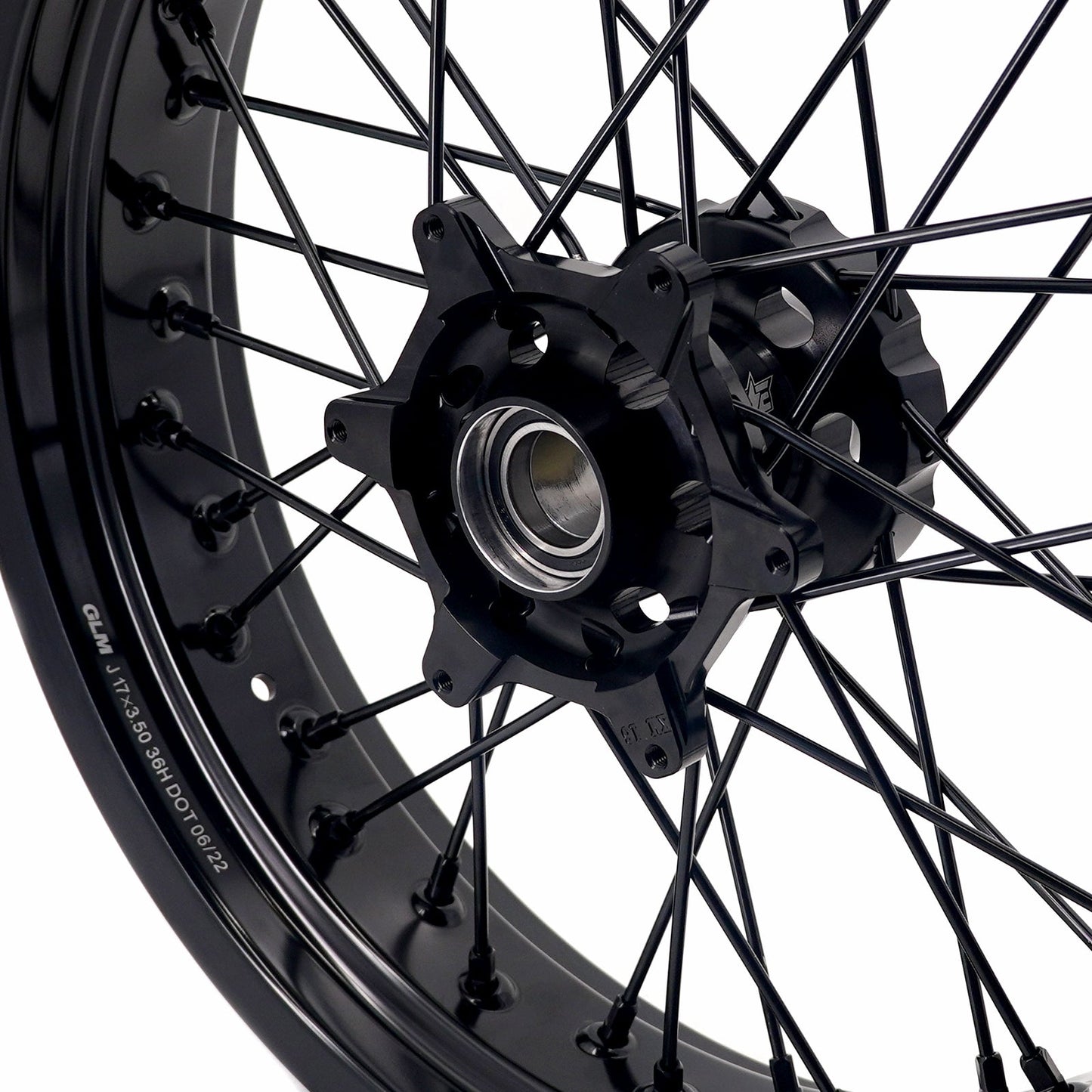 KKE 3.5*17'' & 4.25*17'' Supermoto Wheels Rims Fit STARK VARG MX EX Electric Dirt Bike All Black