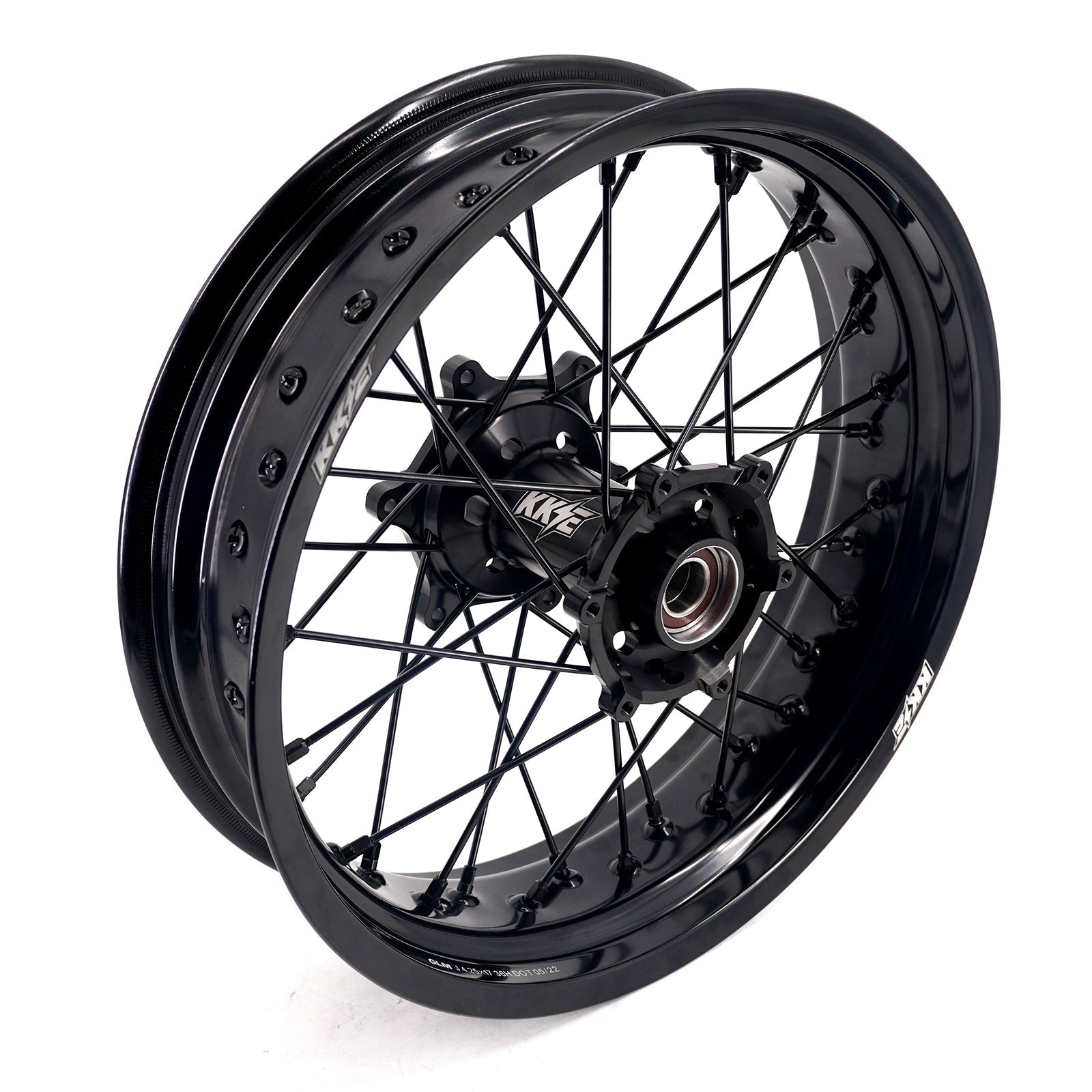 KKE 17Inch Supermoto Rims For KTM SX SX-F XC-F XC EXC EXC-F 2003-2025 Black - Howling Moto