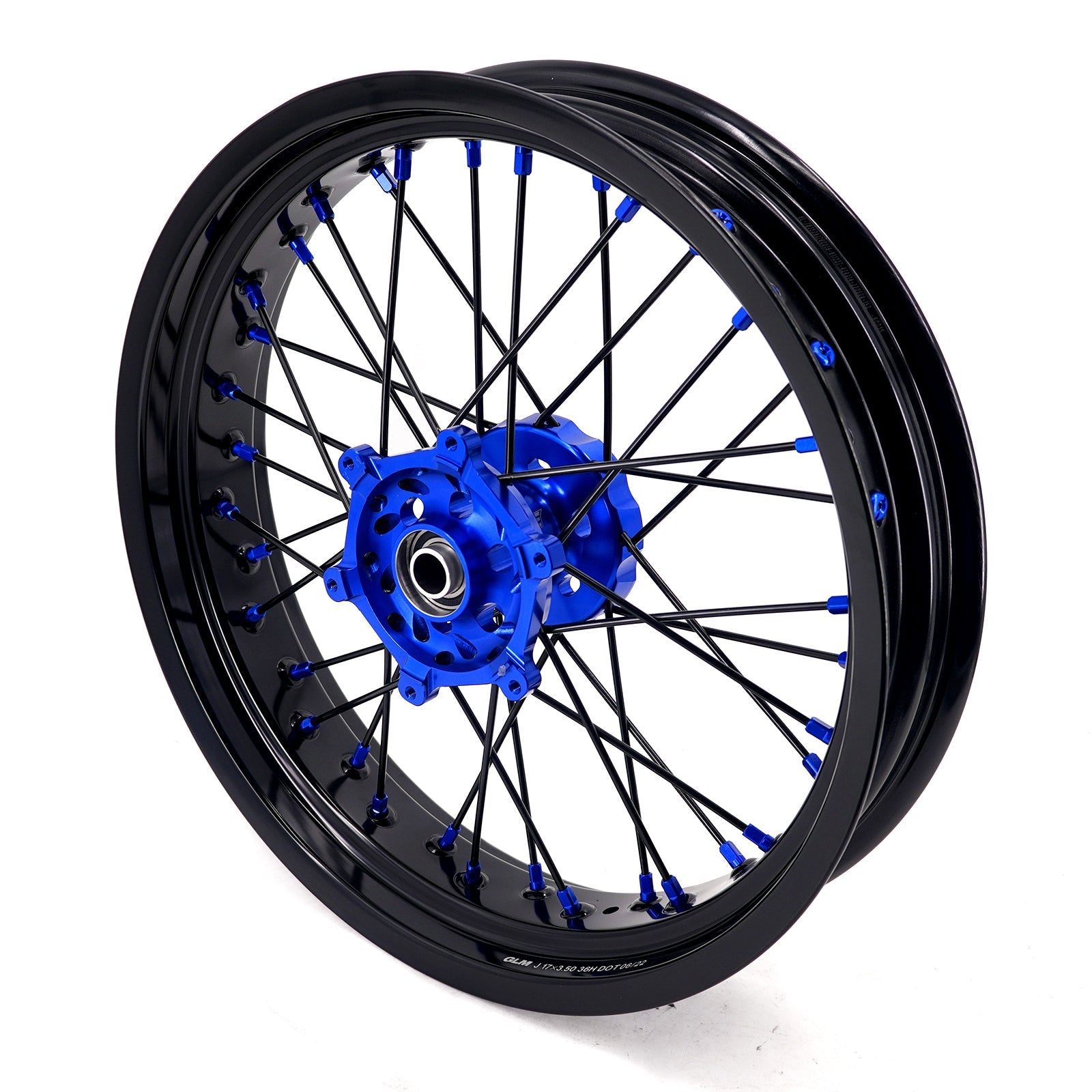 KKE 3.5/4.25*17" Supermoto Wheels Rims For YAMAHA WR250F 2001-2019 WR450F 2003-2018 - Howling Moto