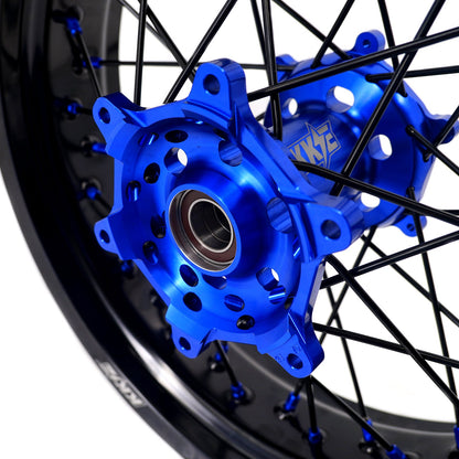 KKE 3.5/4.25*17" Supermoto Wheels Rims For YAMAHA WR250F 2001-2019 WR450F 2003-2018 - Howling Moto