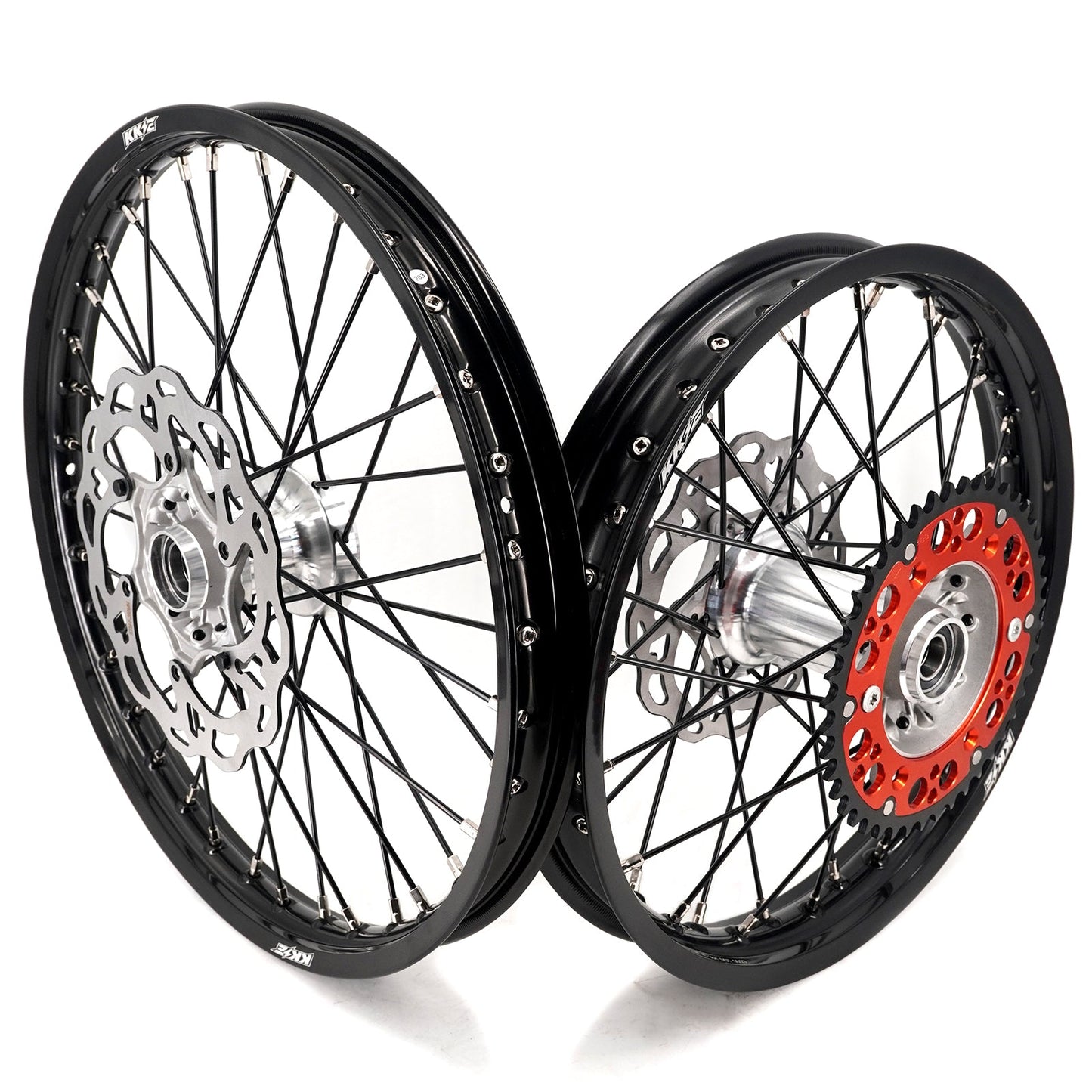 KKE 21/19 New Generation Cast Hubs Billet MX Wheels For KTM SX SX-F XC XC-F 125-530CC 2003-2025