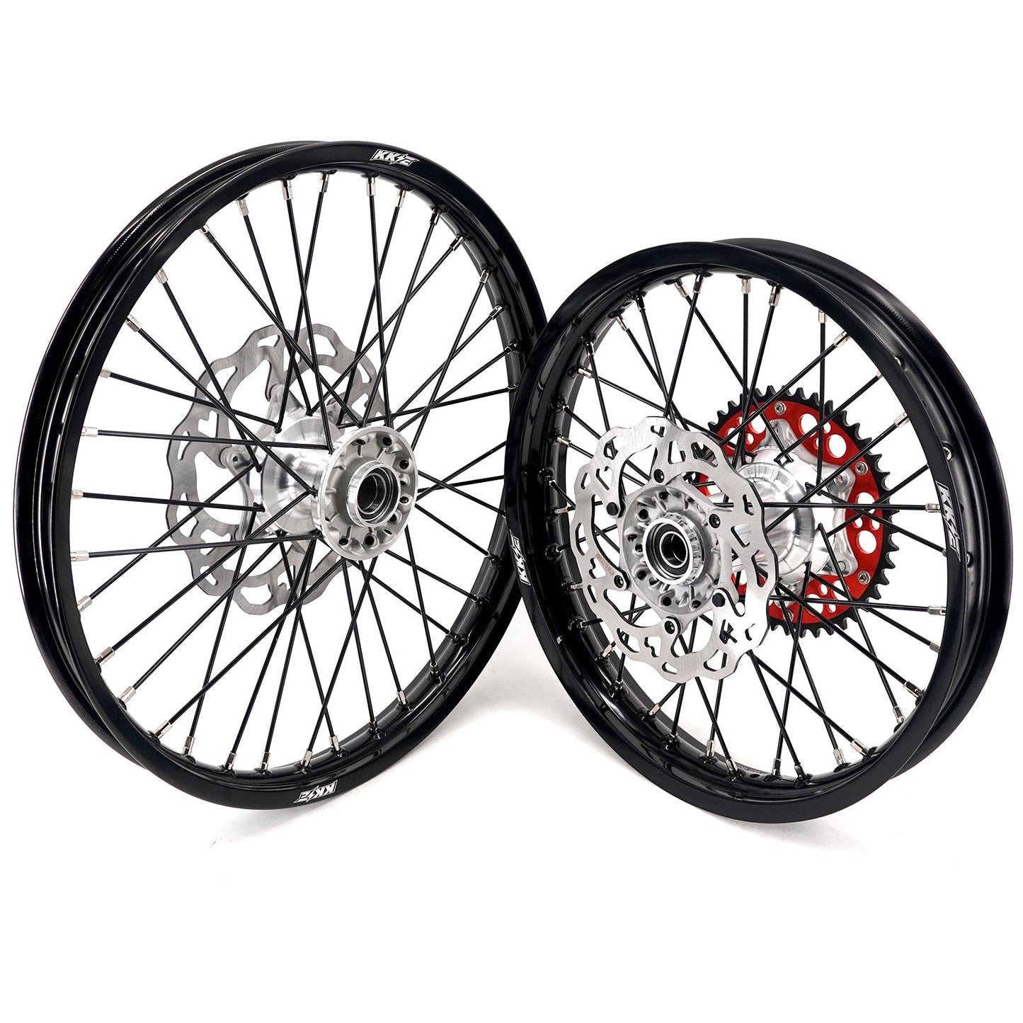 KKE 21/19 New Generation Cast Hubs Billet MX Wheels For KTM SX SX-F XC XC-F 125-530CC 2003-2025