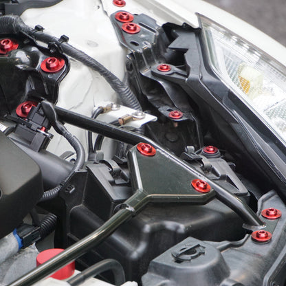 ZSPEC Stage-3 Dress Up Bolts®/Fastener Kit for '03-'08 Nissan 350z DE & HR, Titanium - Howling Moto