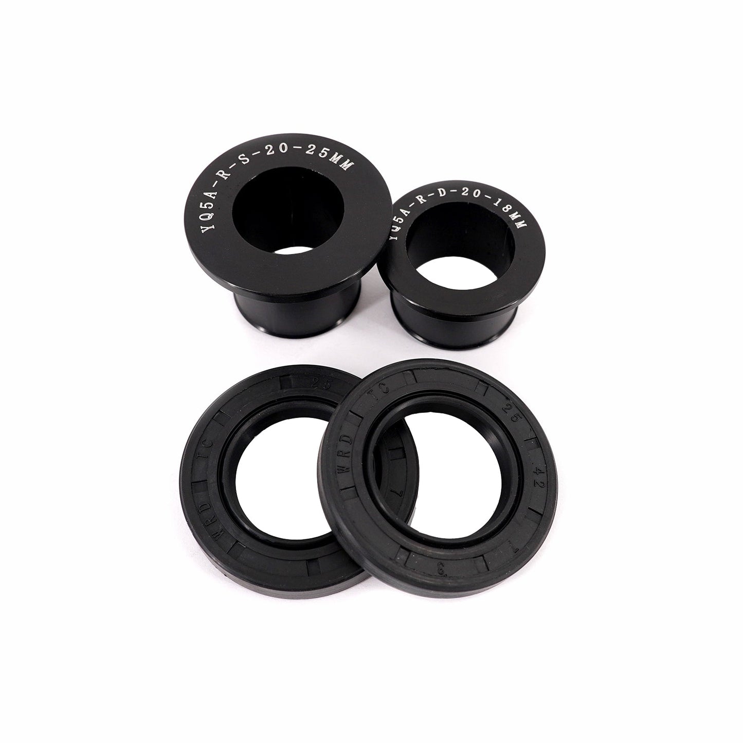 KKE Replacement Rear Billet Bushing Spacers Kit Fit Surron Ultra Bee 2023-2024 Black - Howling Moto
