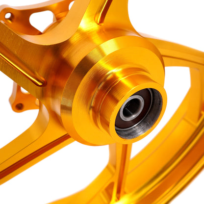 3.0*17" & 4.0*17" One Piece CNC forged Tubeless Wheels Fit For YAMAHA YZF R25 R3 MT-25 MT-03 2015-2022 - Howling Moto