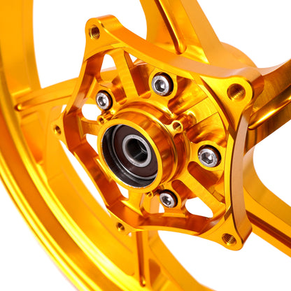 3.0*17" & 4.0*17" One Piece CNC forged Tubeless Wheels Fit For YAMAHA YZF R25 R3 MT-25 MT-03 2015-2022 - Howling Moto