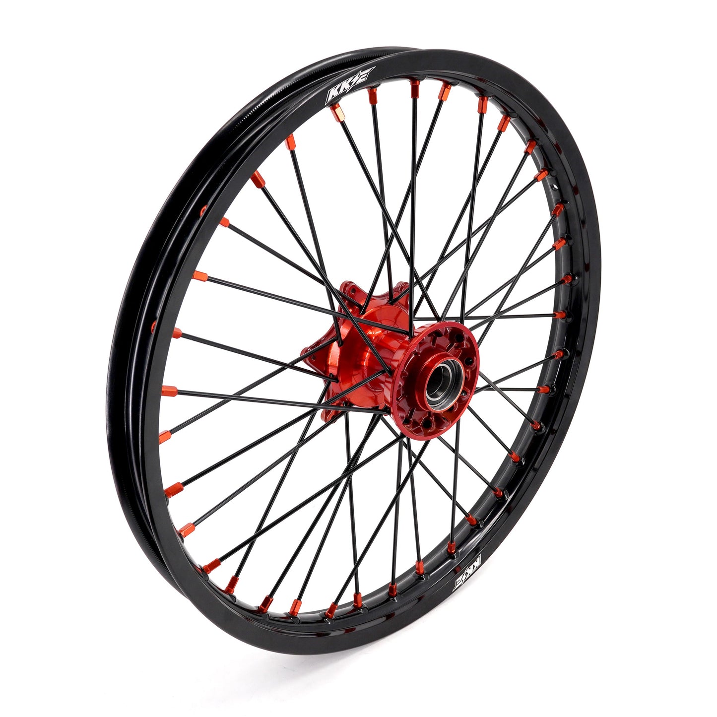 KKE 21" 18" Cast Enduro Wheels For KTM EXC EXC-F EXC-E 2003-2024 Black Spokes - Howling Moto