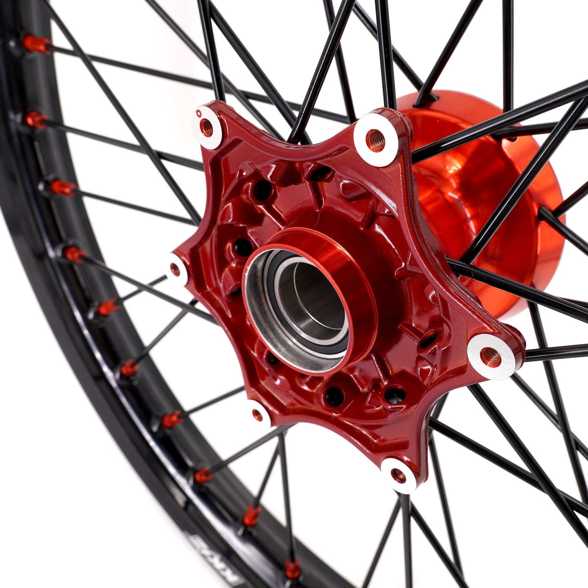 KKE 21" 18" Cast Enduro Wheels For KTM EXC EXC-F EXC-E 2003-2024 Black Spokes - Howling Moto