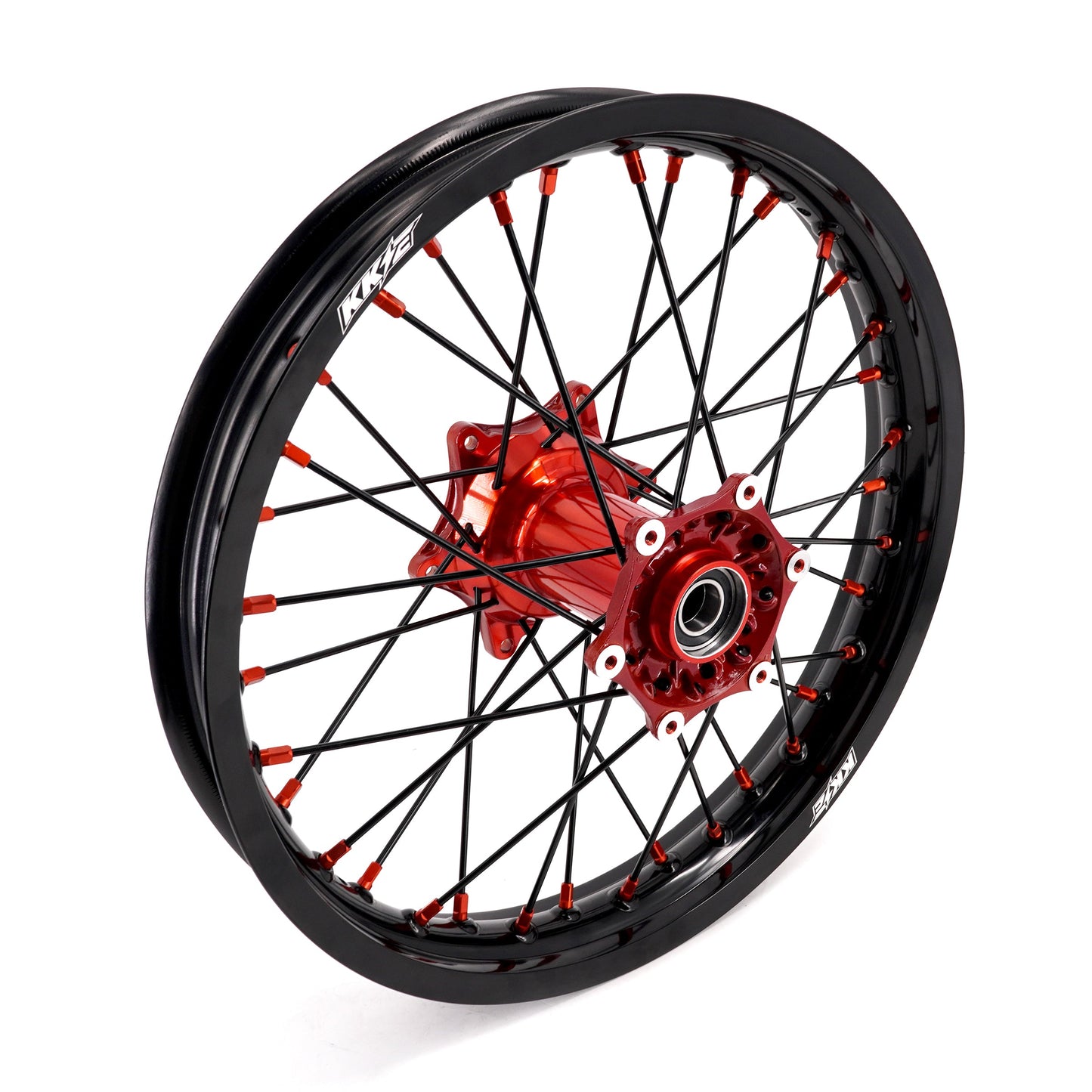 KKE 21" 18" Cast Enduro Wheels For KTM EXC EXC-F EXC-E 2003-2024 Black Spokes - Howling Moto