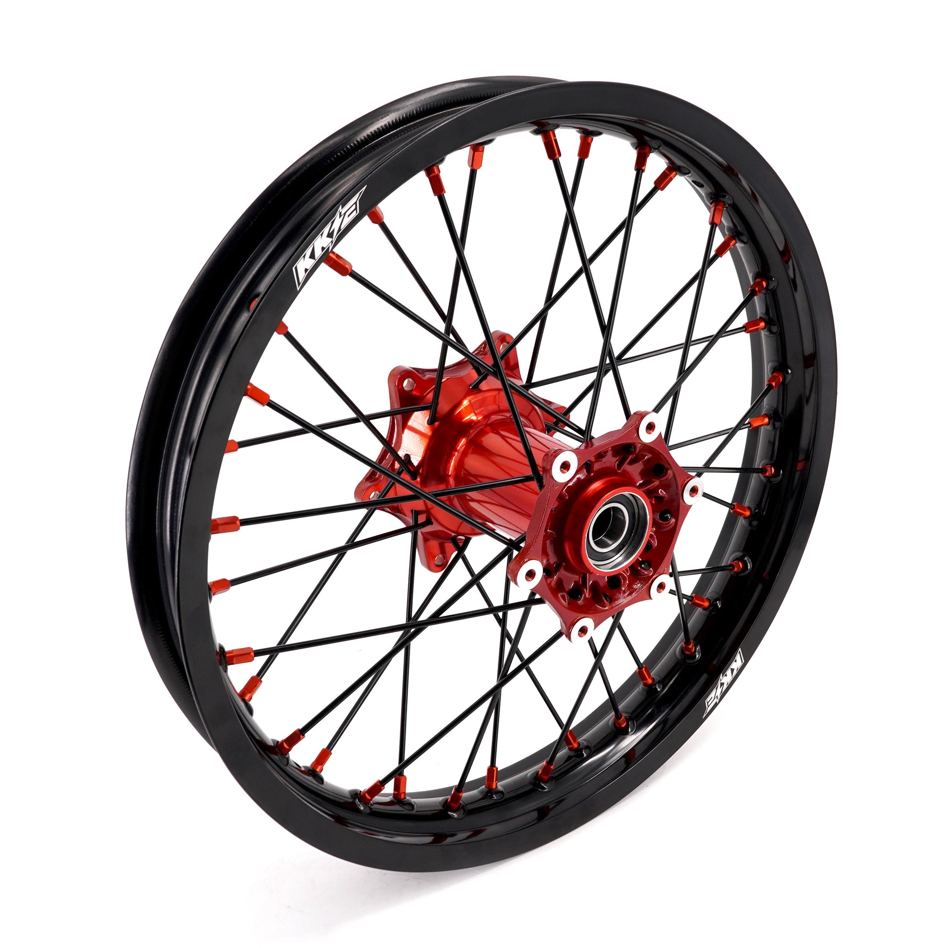 KKE 21" 18" Cast Enduro Wheels For KTM EXC EXC-F EXC-E 2003-2024 Black Spokes - Howling Moto