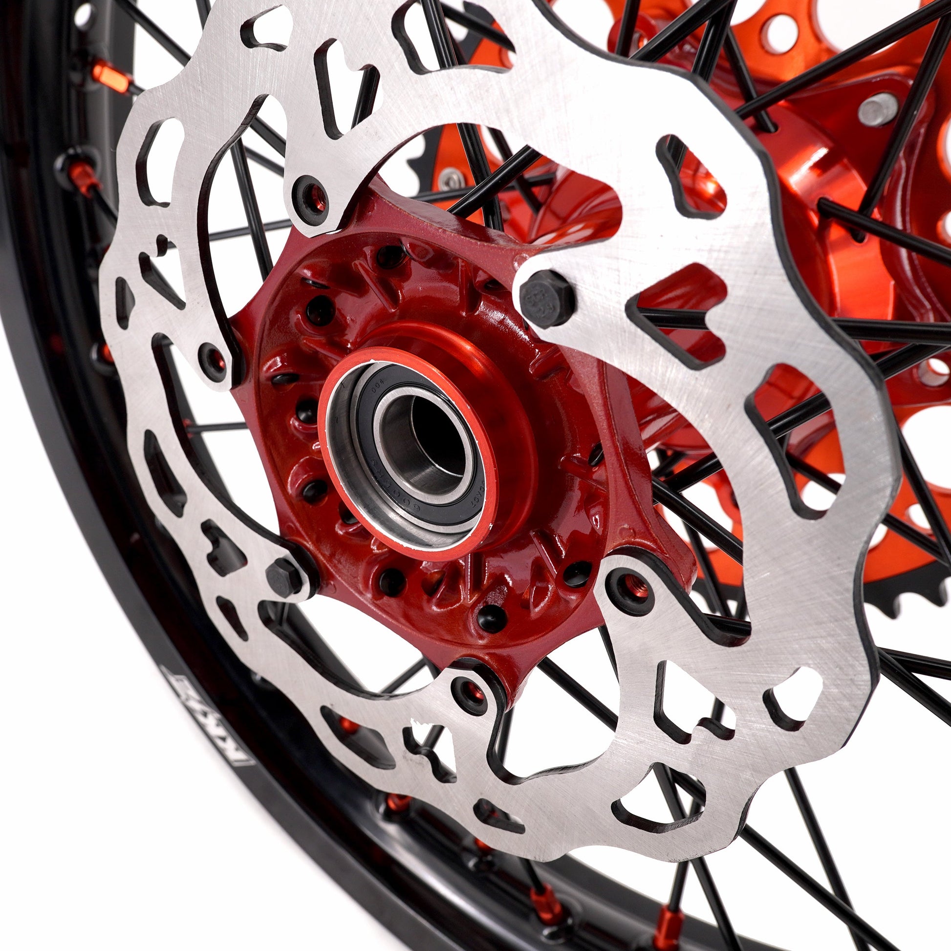 KKE 21" 18" Cast Enduro Wheels For KTM EXC EXC-F EXC-E 2003-2024 Black Spokes - Howling Moto