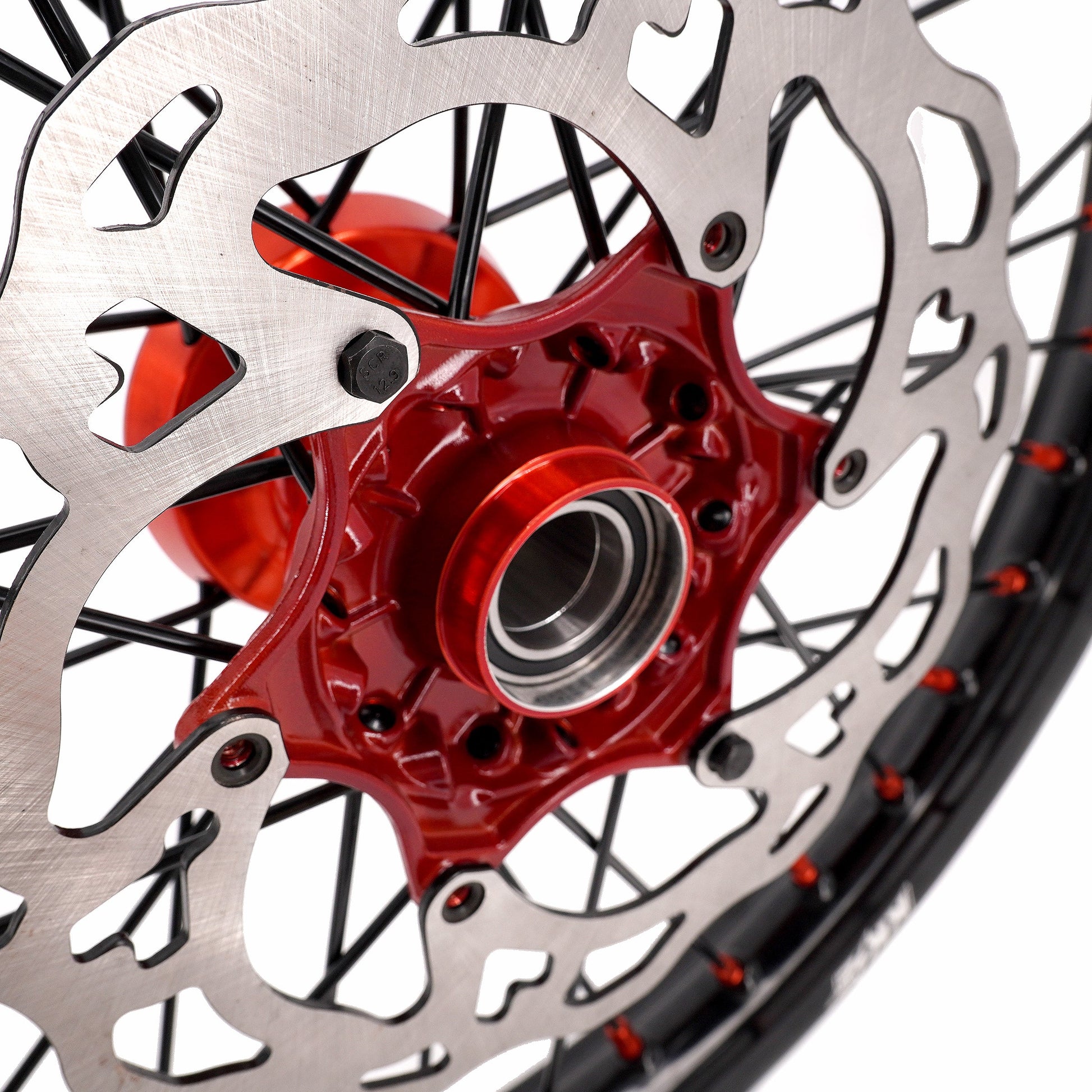 KKE 21" 18" Cast Enduro Wheels For KTM EXC EXC-F EXC-E 2003-2024 Black Spokes - Howling Moto