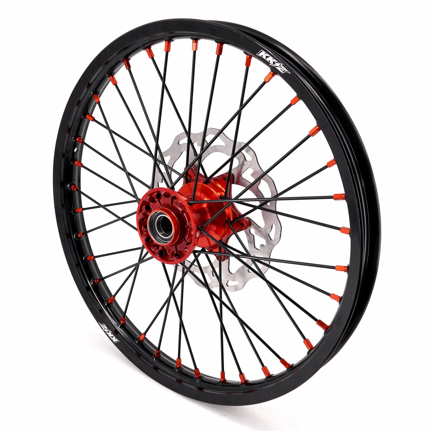 KKE 21" 18" Cast Enduro Wheels For KTM EXC EXC-F EXC-E 2003-2024 Black Spokes - Howling Moto