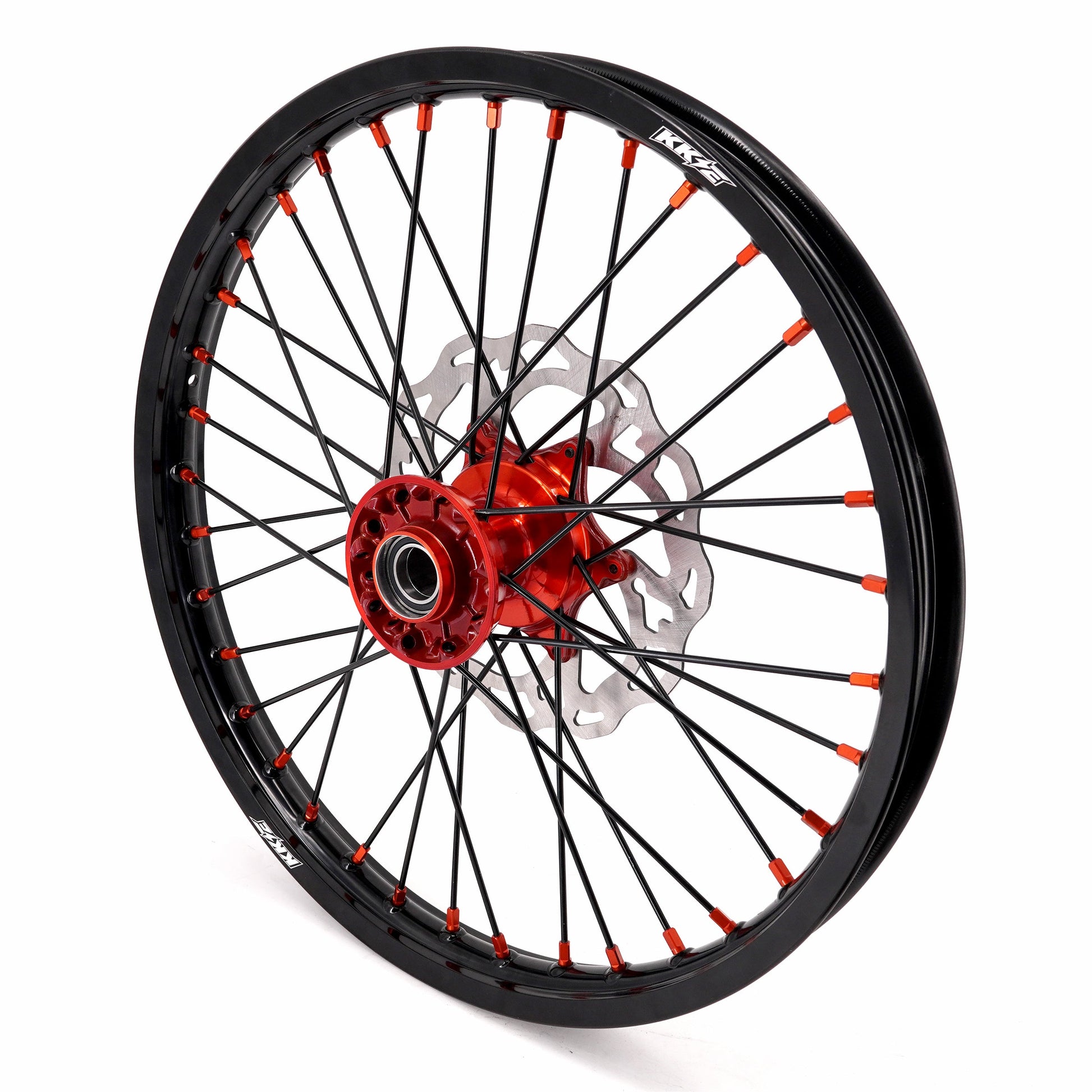 KKE 21" 18" Cast Enduro Wheels For KTM EXC EXC-F EXC-E 2003-2024 Black Spokes - Howling Moto