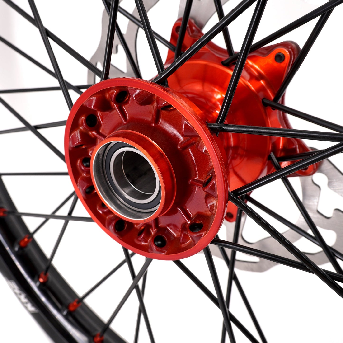 KKE 21" 18" Cast Enduro Wheels For KTM EXC EXC-F EXC-E 2003-2024 Black Spokes - Howling Moto