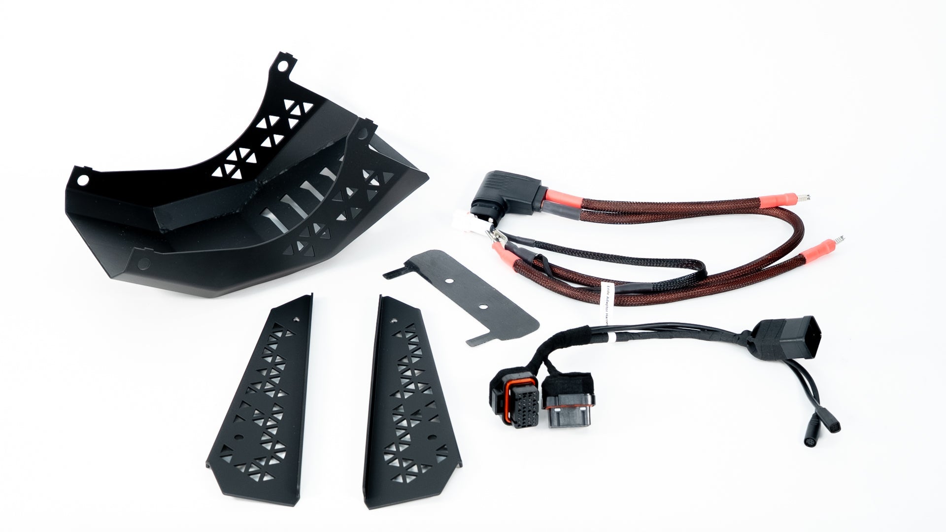 Charged Powersports EBMX X-9000-V3 E-Ride Pro 2.0 controller with mounting kit and bashguard, featuring V3 battery in a detailed view.