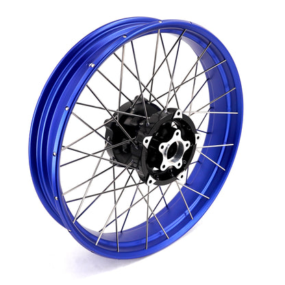 KKE 3.5*19'' & 5.0*18'' Tubeless Wheels Fit Harley Street Glide/CVO 2024 Blue Rims - Howling Moto