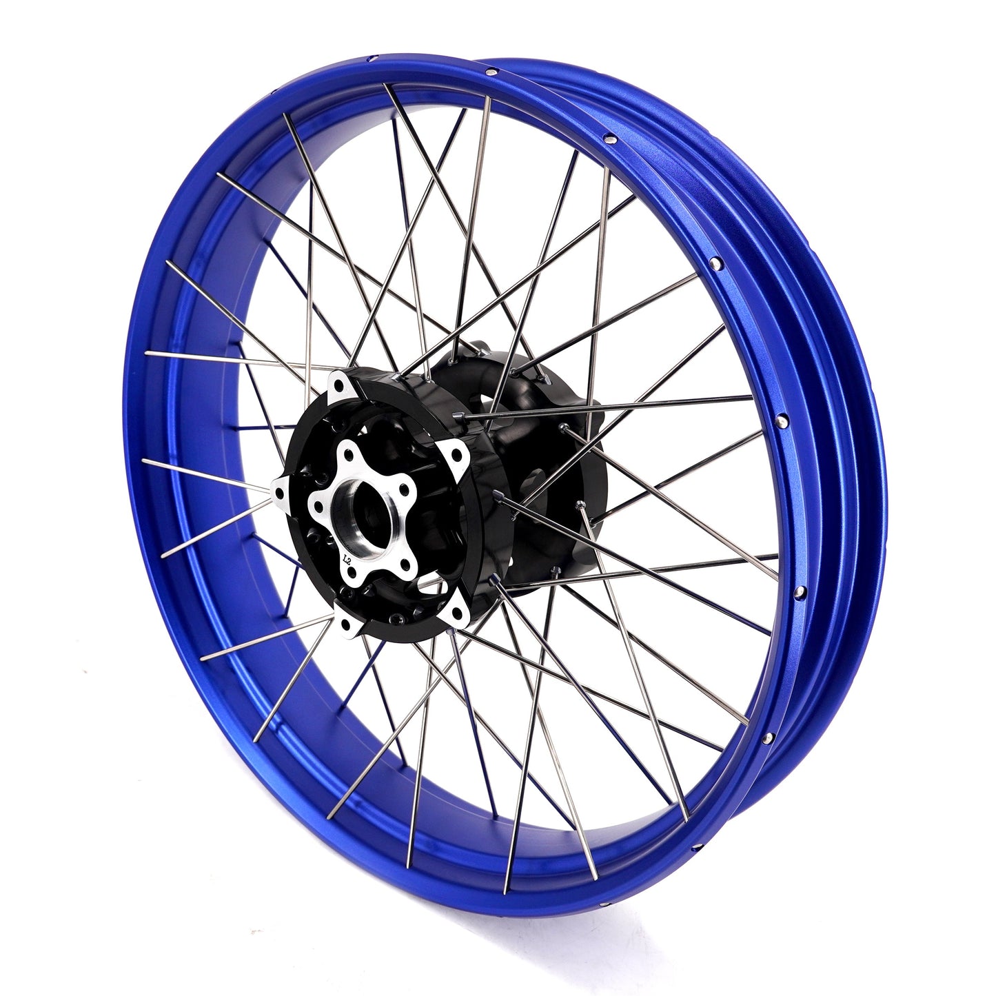 KKE 3.5*19'' & 5.0*18'' Tubeless Wheels Fit Harley Street Glide/CVO 2024 Blue Rims - Howling Moto