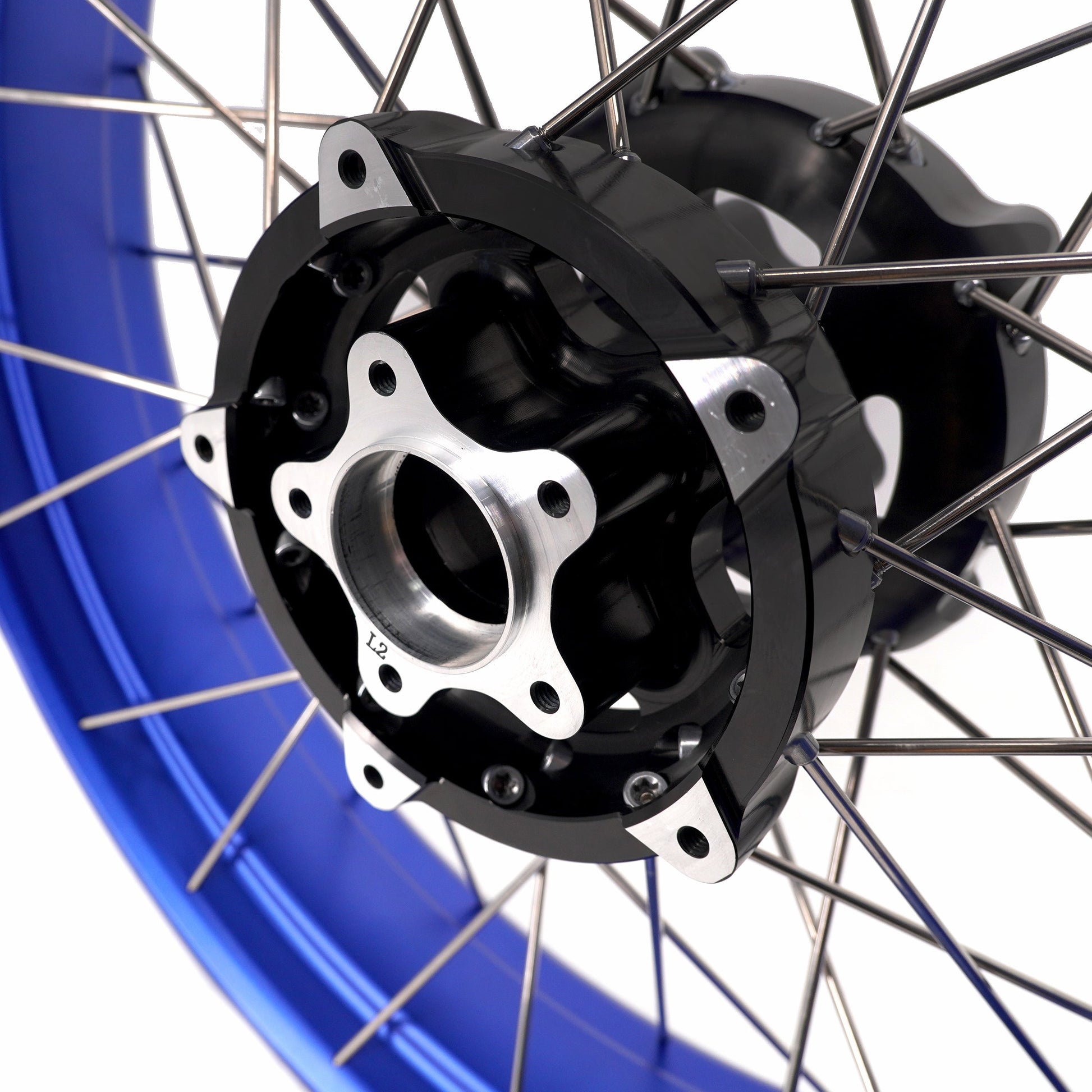 KKE 3.5*19'' & 5.0*18'' Tubeless Wheels Fit Harley Street Glide/CVO 2024 Blue Rims - Howling Moto