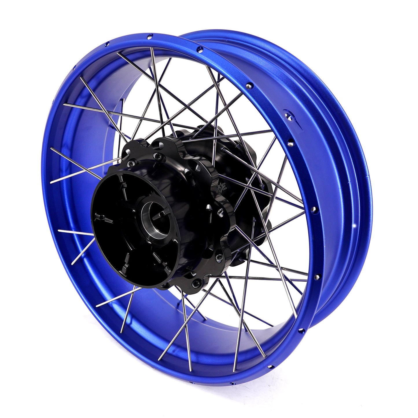 KKE 3.5*19'' & 5.0*18'' Tubeless Wheels Fit Harley Street Glide/CVO 2024 Blue Rims - Howling Moto