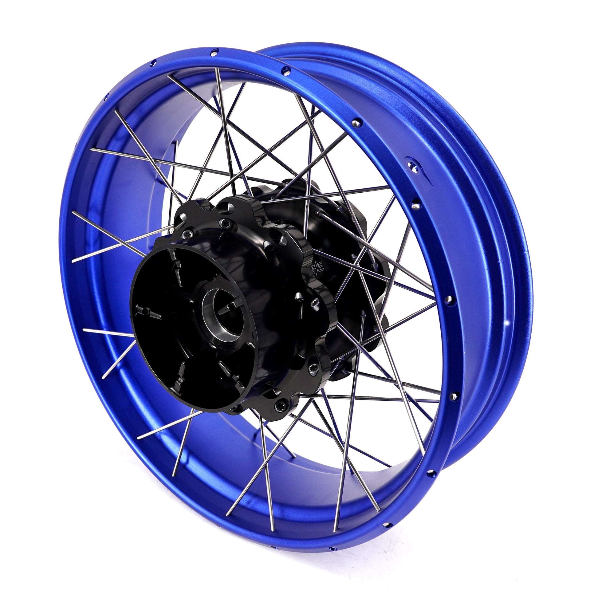 KKE 3.5*19'' & 5.0*18'' Tubeless Wheels Fit Harley Street Glide/CVO 2024 Blue Rims - Howling Moto