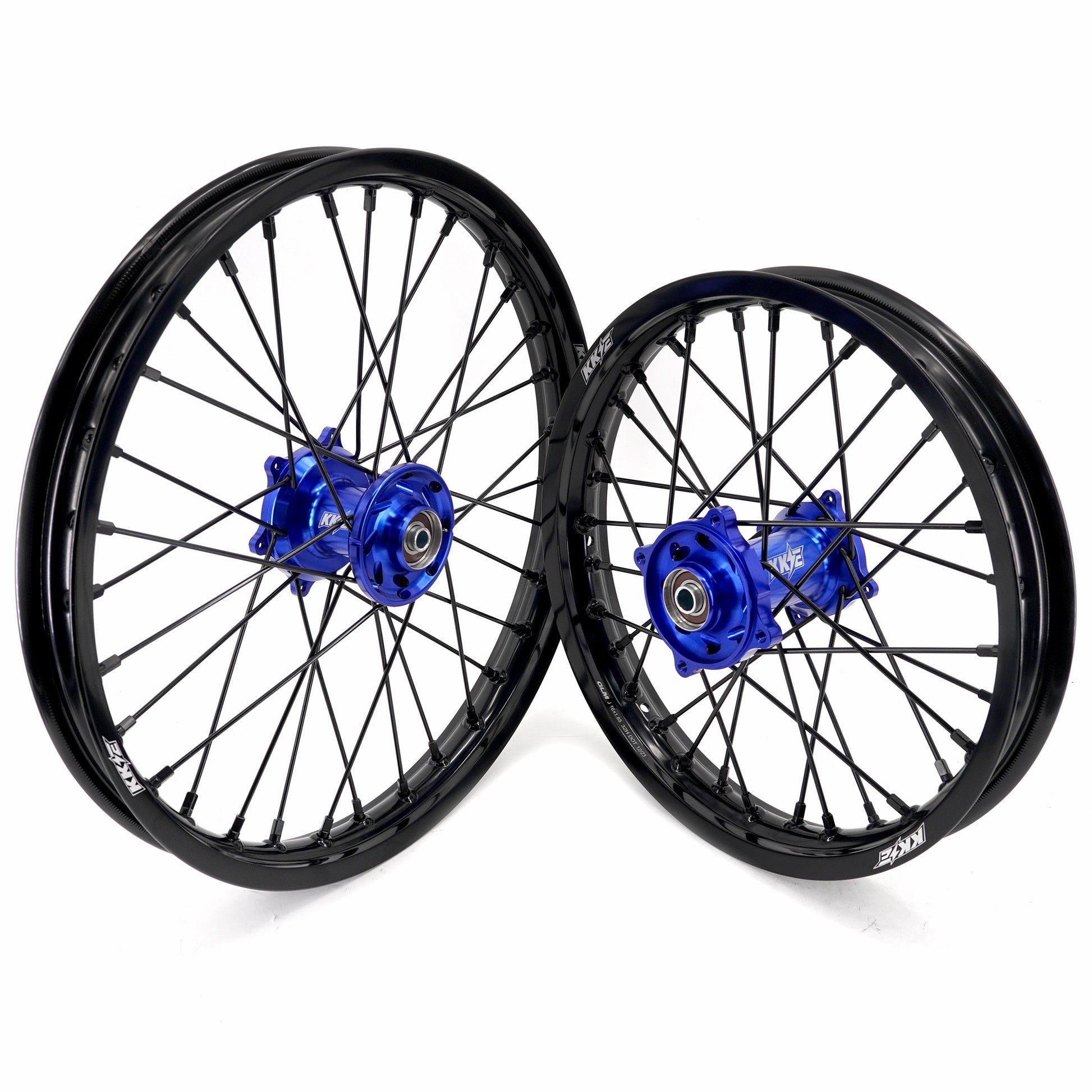 KKE 1.6*19 & 1.85*16 Spoked Kid's Wheels Rims Set for Kawasaki KX80 KX85 - Howling Moto