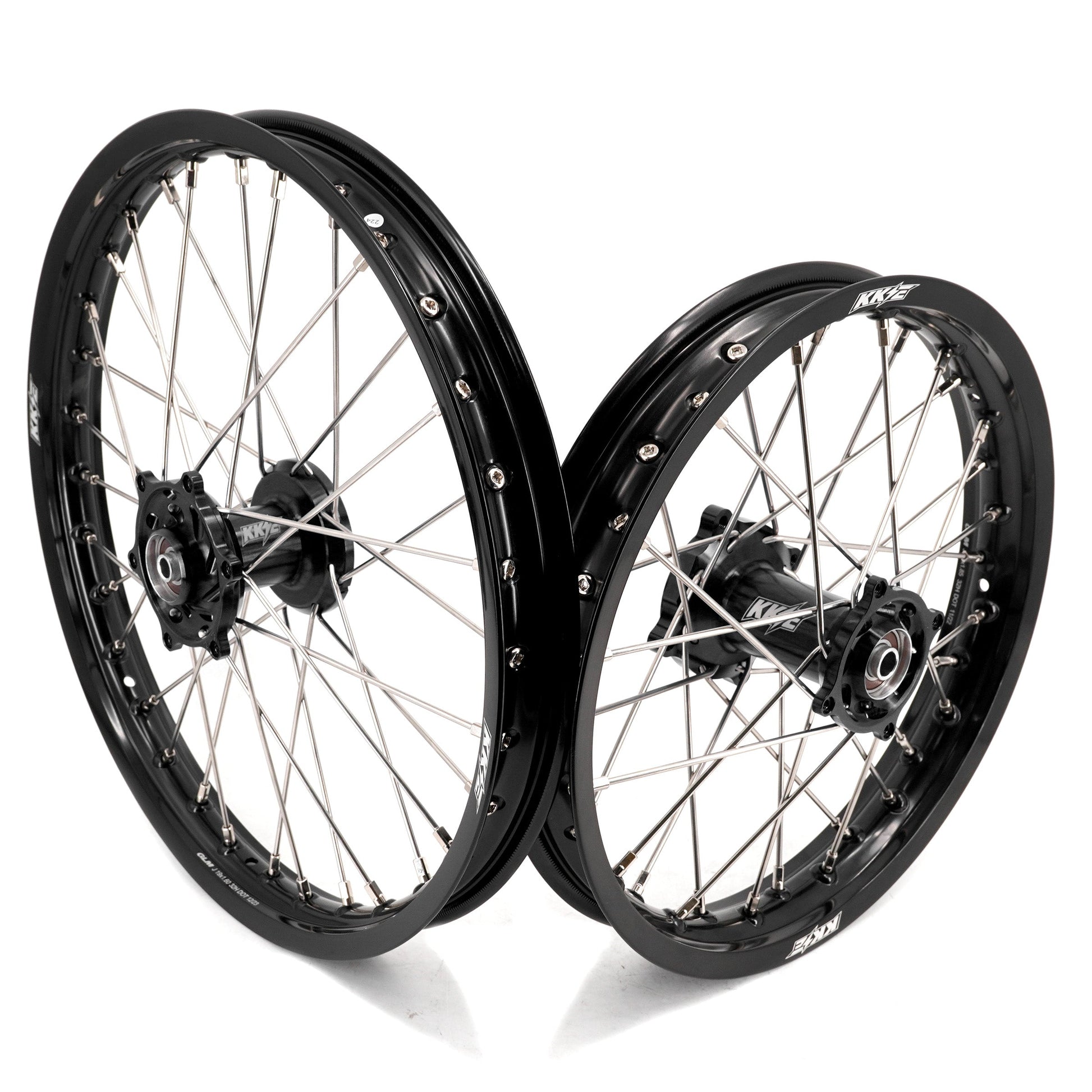 KKE 19 & 16 Big Kid's Wheels Rims Set Fit For Kawasaki KX80 KX85 KX100 - Howling Moto