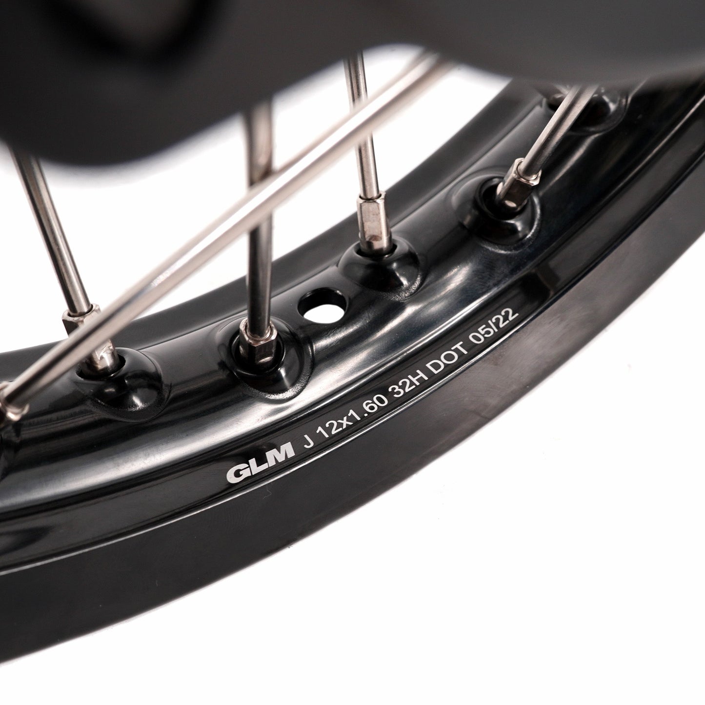KKE 1.4*14 & 1.6*12 Spoked Kid's Wheels Rims Set for Kawasaki KX65 2000-2024 Black - Howling Moto