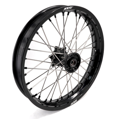 KKE 2.5*19 & 3.5*17 Dirtbike Tubed Spoke Wheels Rims Fit KTM 390 Adventure 2020-2021 Black - Howling Moto
