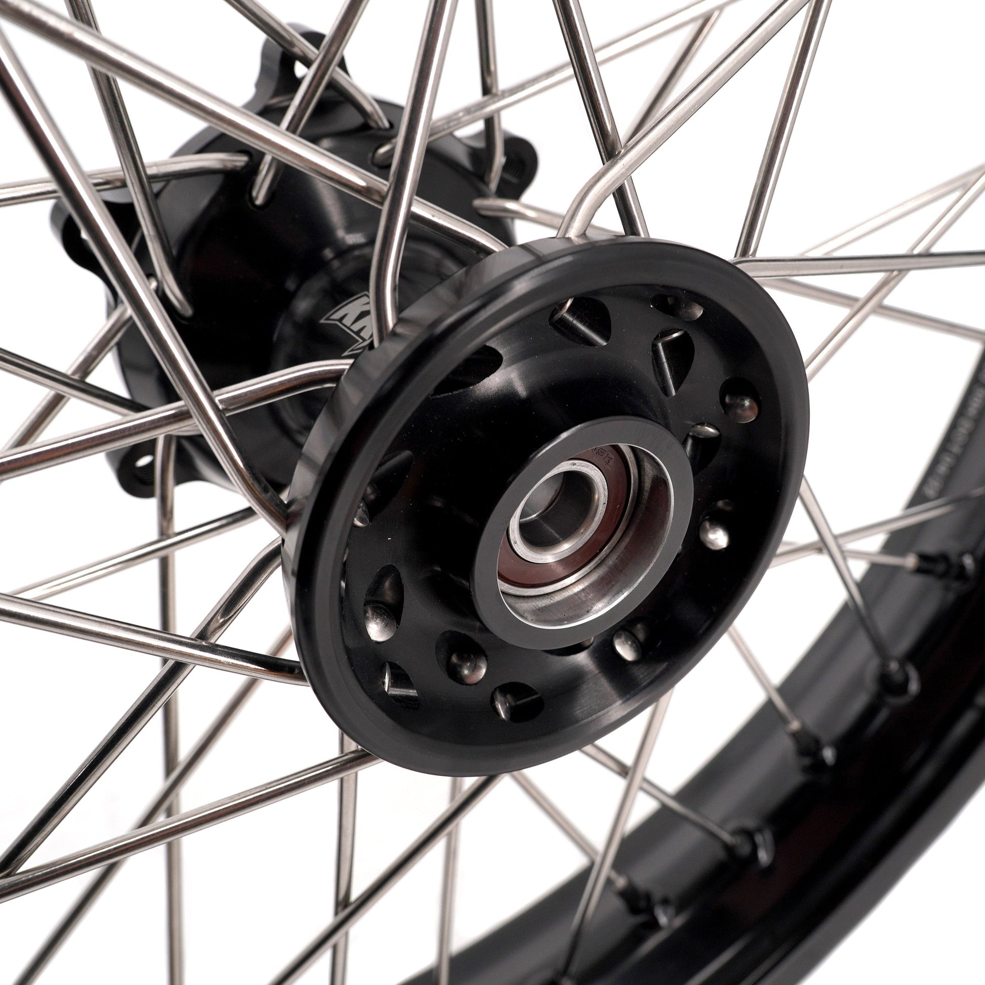 KKE 2.5*19 & 3.5*17 Dirtbike Tubed Spoke Wheels Rims Fit KTM 390 Adventure 2020-2021 Black - Howling Moto