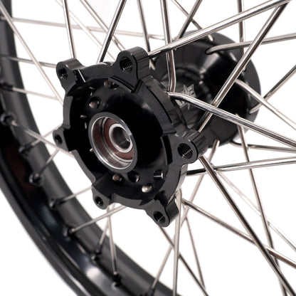 KKE 2.5*19 & 3.5*17 Dirtbike Tubed Spoke Wheels Rims Fit KTM 390 Adventure 2020-2021 Black - Howling Moto