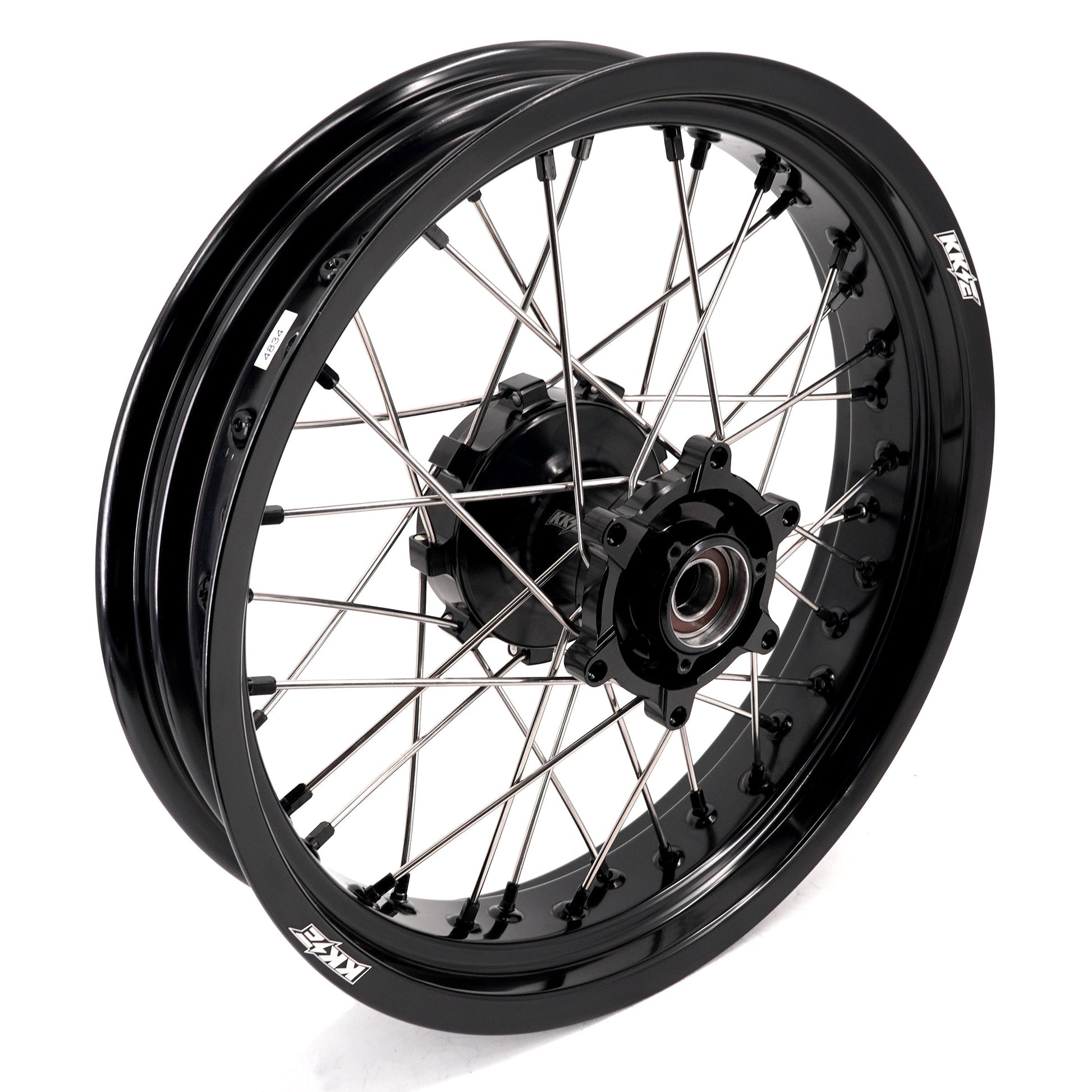 KKE 2.5*19 & 3.5*17 Dirtbike Tubed Spoke Wheels Rims Fit KTM 390 Adventure 2020-2021 Black - Howling Moto