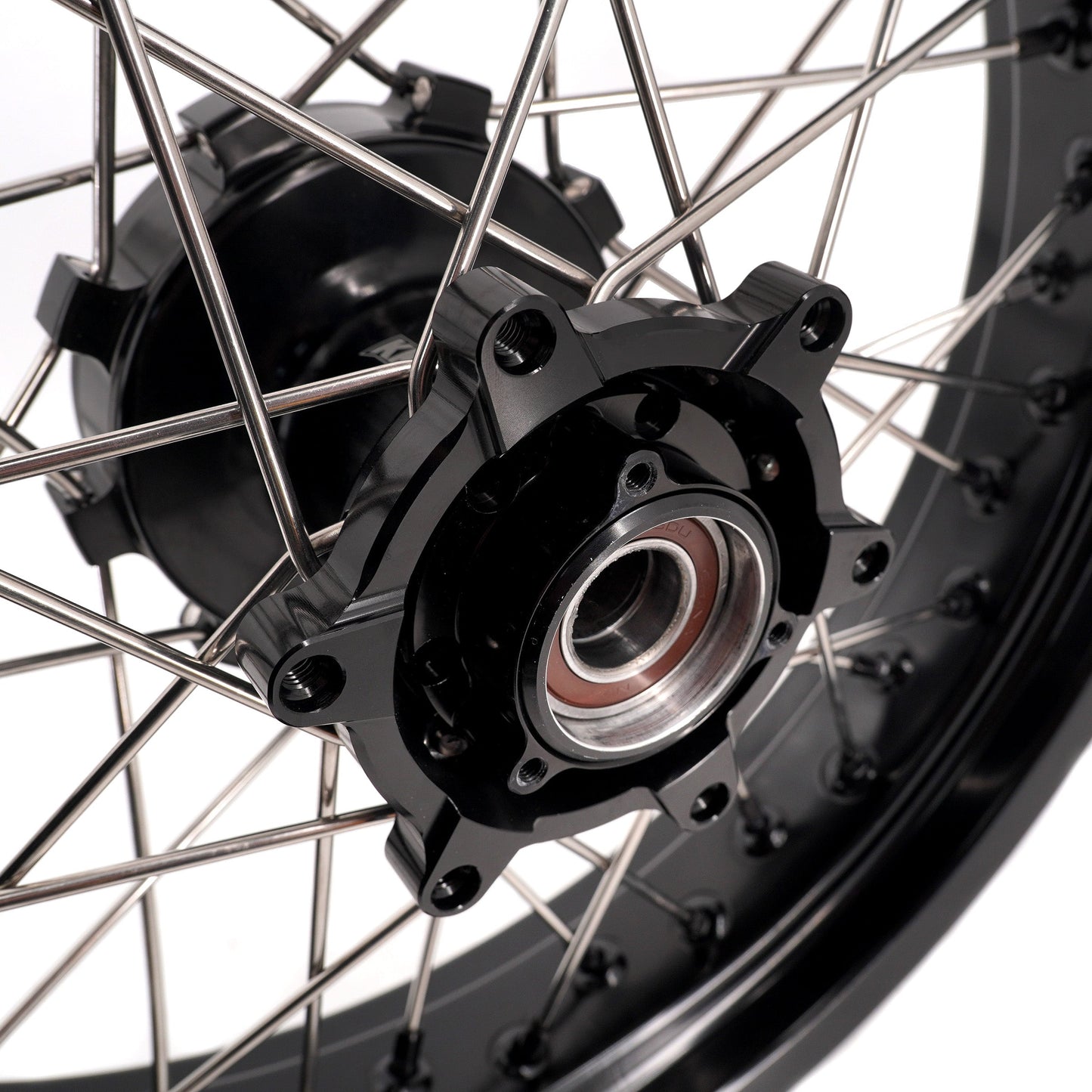 KKE 2.5*19 & 3.5*17 Dirtbike Tubed Spoke Wheels Rims Fit KTM 390 Adventure 2020-2021 Black - Howling Moto