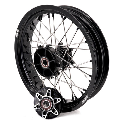 KKE 2.5*19 & 3.5*17 Dirtbike Tubed Spoke Wheels Rims Fit KTM 390 Adventure 2020-2021 Black - Howling Moto