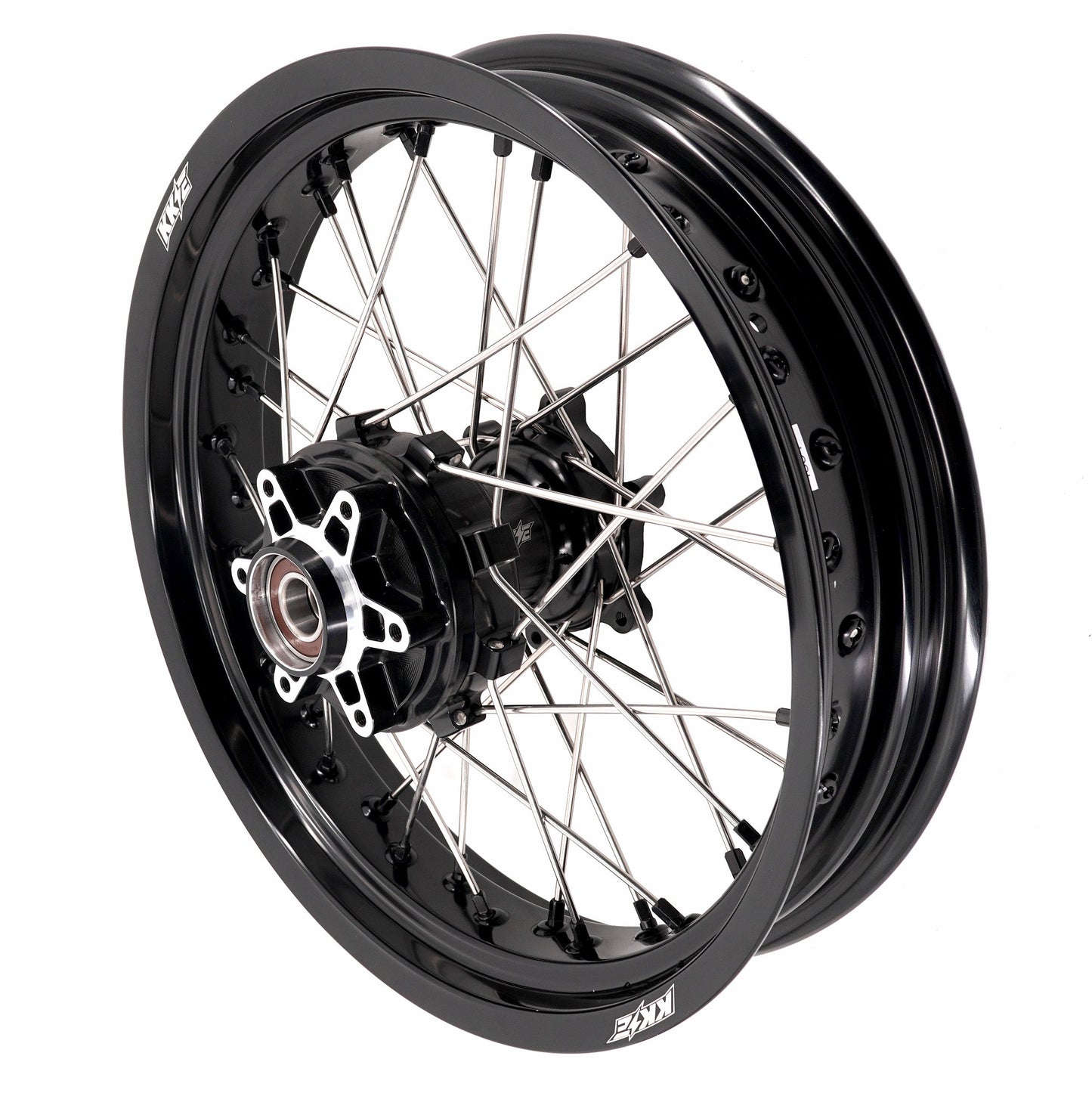 KKE 2.5*19 & 3.5*17 Dirtbike Tubed Spoke Wheels Rims Fit KTM 390 Adventure 2020-2021 Black - Howling Moto
