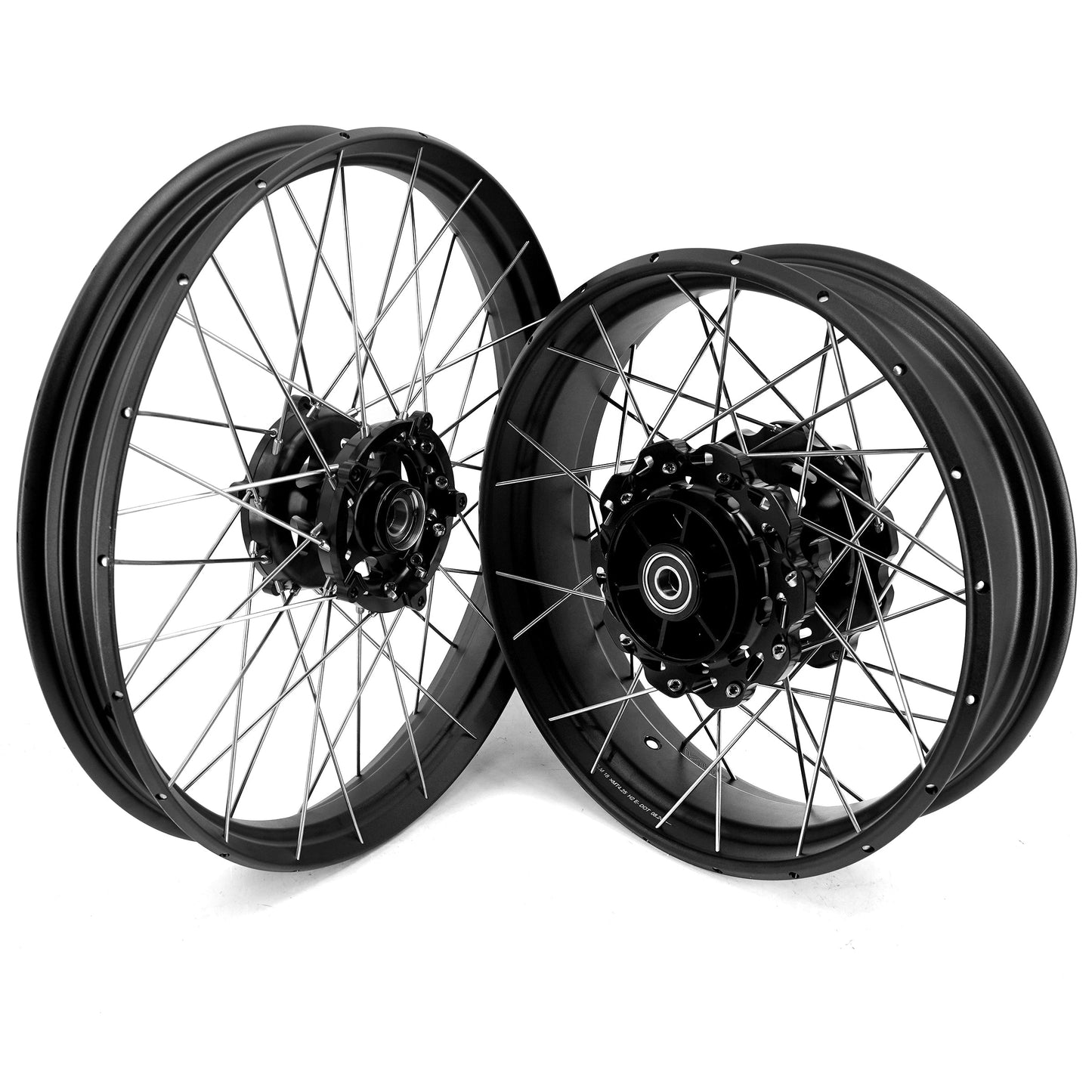 VMX-Racing 21" 18" Tubeless Wheels Fit Yamaha Tenere 700 2019-2025 Spoke Rims - Howling Moto