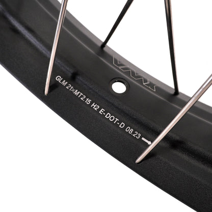 VMX-Racing 21" 18" Tubeless Wheels Fit Yamaha Tenere 700 2019-2025 Spoke Rims - Howling Moto
