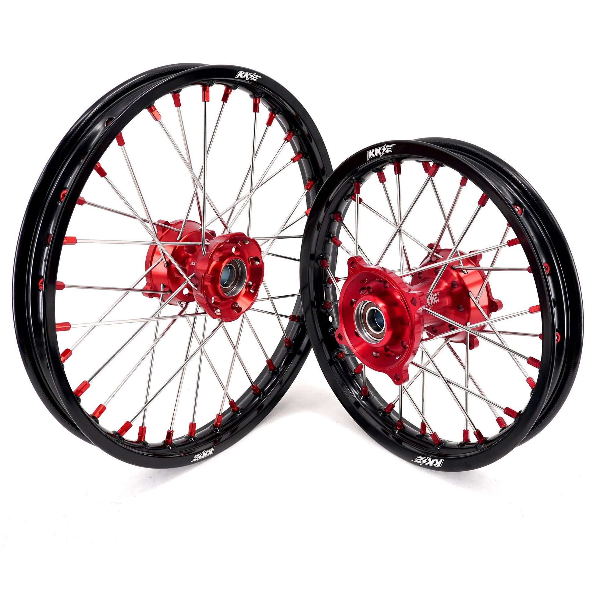 KKE 17"*1.4/14"*1.6 Small Kid's Wheels For KTM SX 85 GAS GAS MC85 2021-2024 Red Nipples - Howling Moto