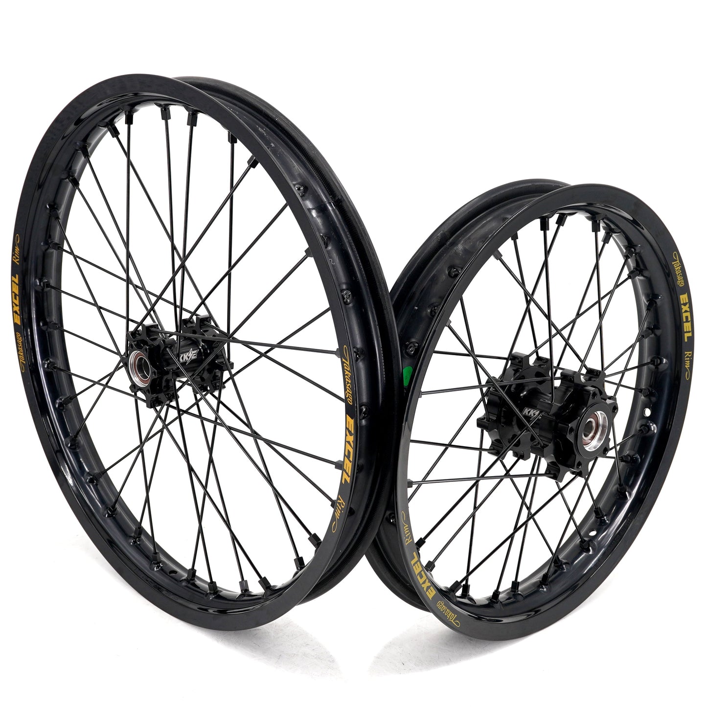 US Stock KKE 19" 16" Spoke Alloy Wheels Fit Talaria Sting MX3 / R MX4 Electric E-bike Black Takasago EXCEL Rims - Howling Moto